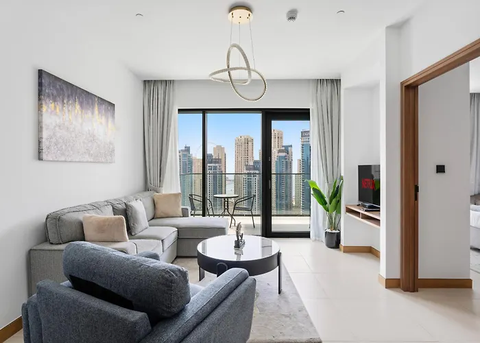 Vayk - Sleek & Stylish 1Br In Vida Dubai Marina