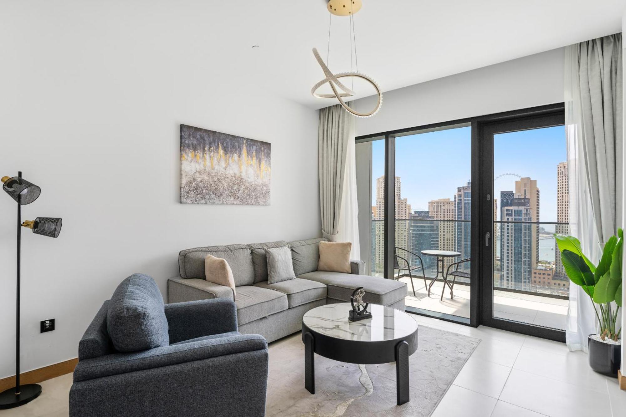 Vayk - Sleek & Stylish 1Br In Vida Dubai Marina Apartment